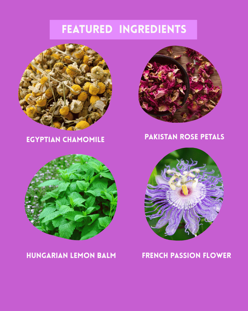 Sleep & Stress Relief Tea | Organic Herbal Blend